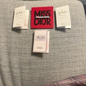 Dior J'adore Parfum Sample with Gold Accents